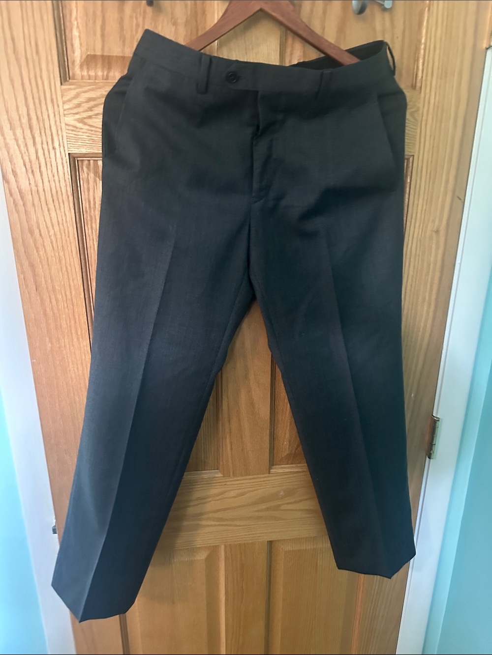 Alfani Women's Black Straight-Leg Dress Trousers